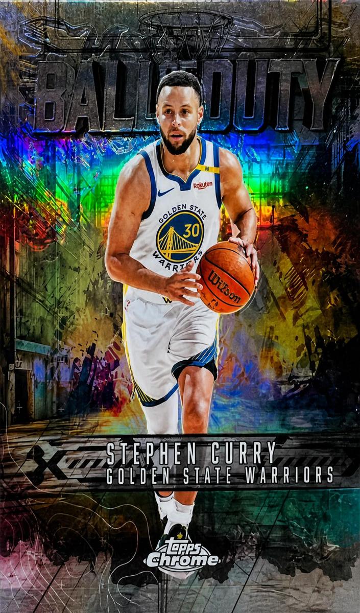 2024 Topps Chrome Basketball Refractor Stephen Curry #BOD-3