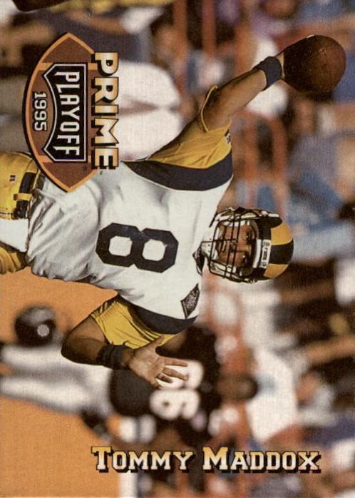 1995 Playoff Prime Football Tommy Maddox #107
