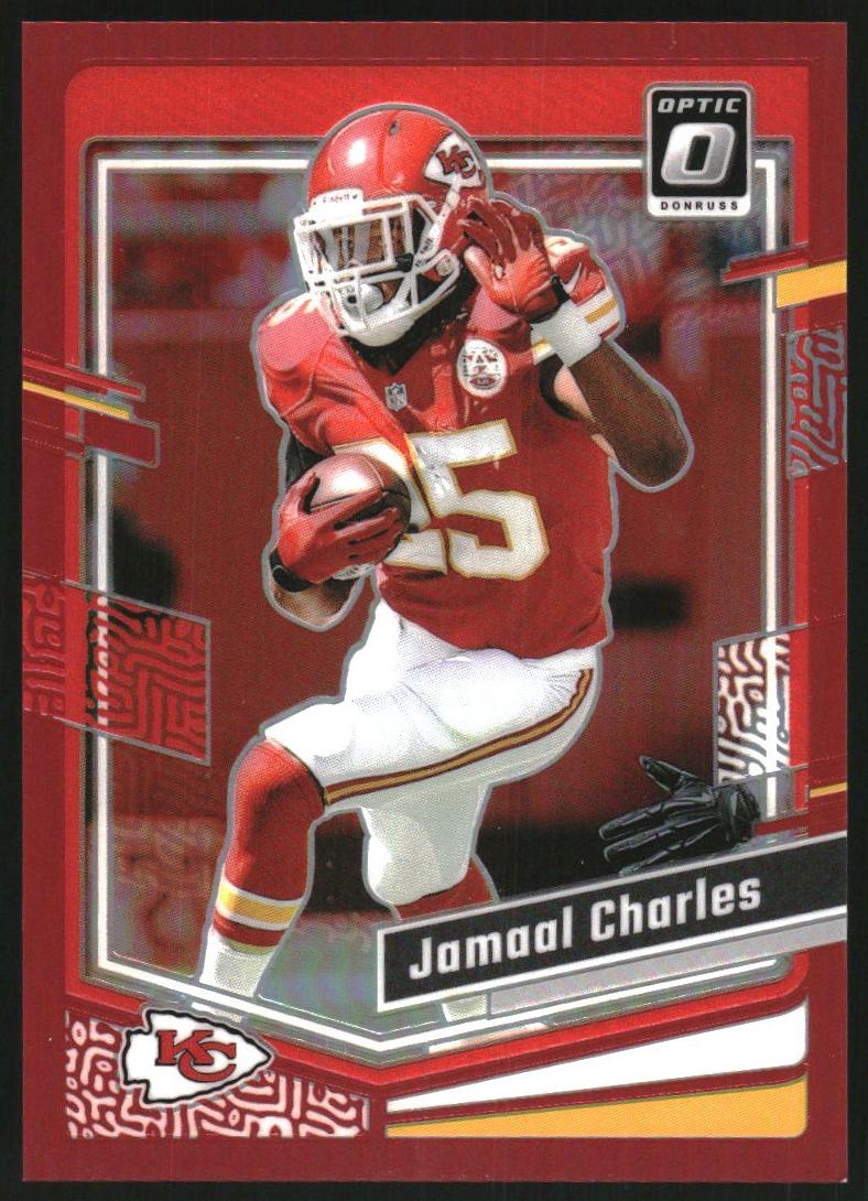2023 Donruss Optic Football Red Jamaal Charles #91