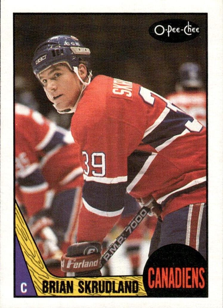 1987 O-Pee-Chee Hockey Brian Skrudland #235