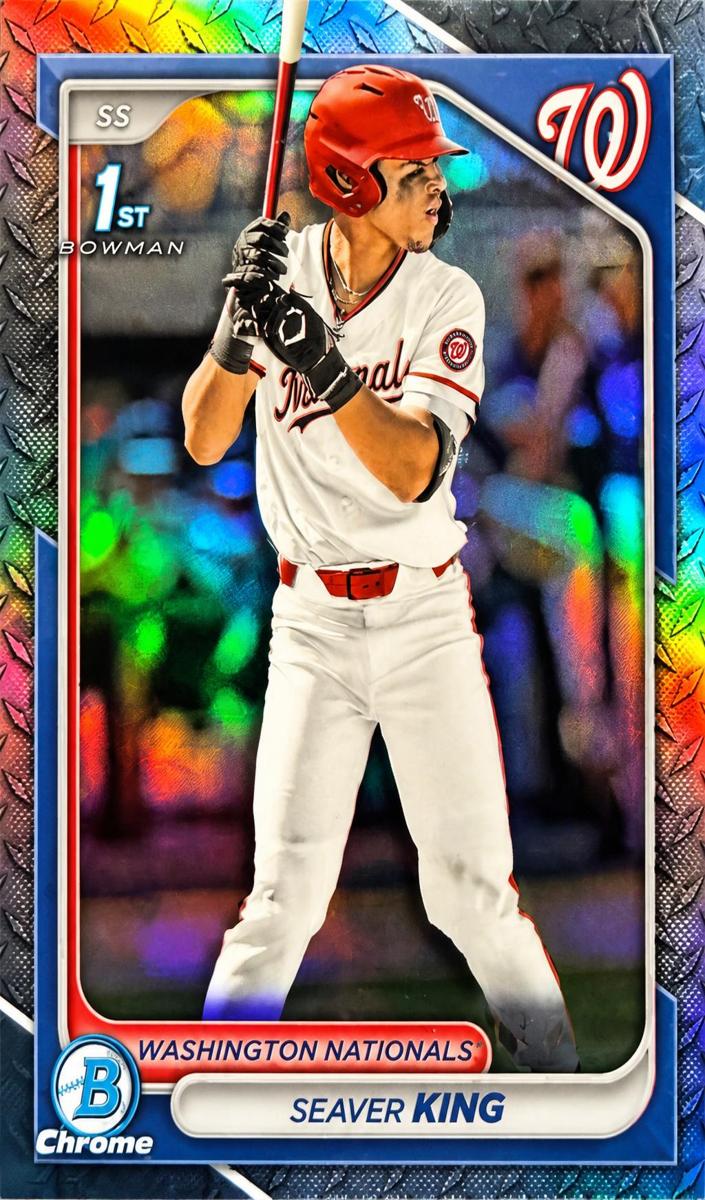 2024 Bowman Draft Chrome Baseball Steel Metal Refractor Seaver King #BDC-62