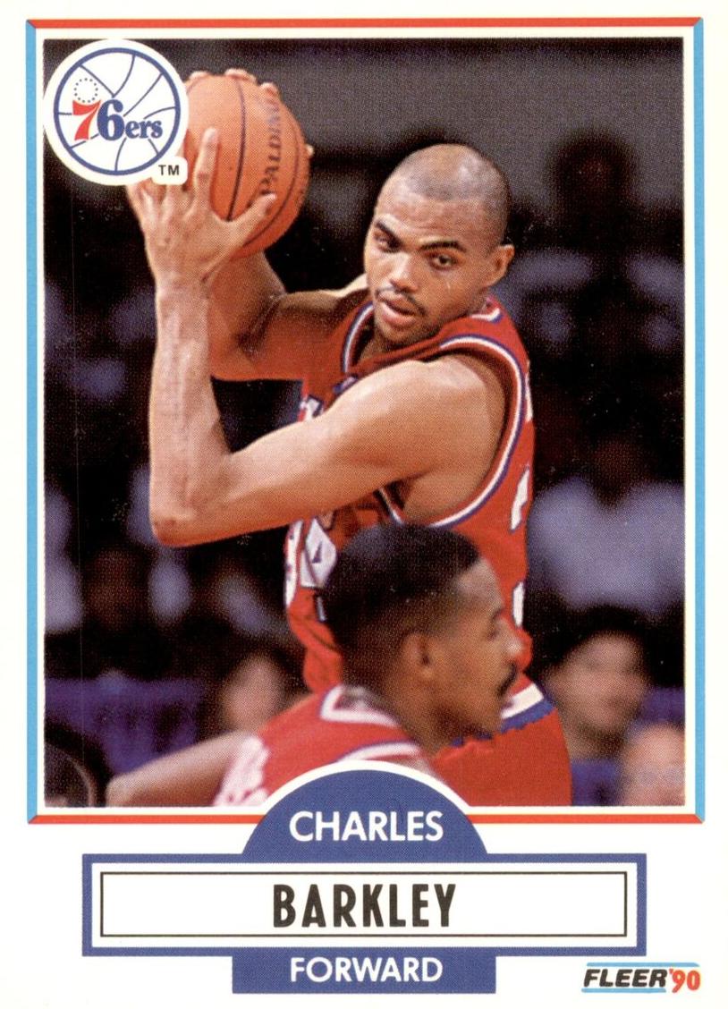 1990 Fleer Basketball Charles Barkley #139 PSA 9