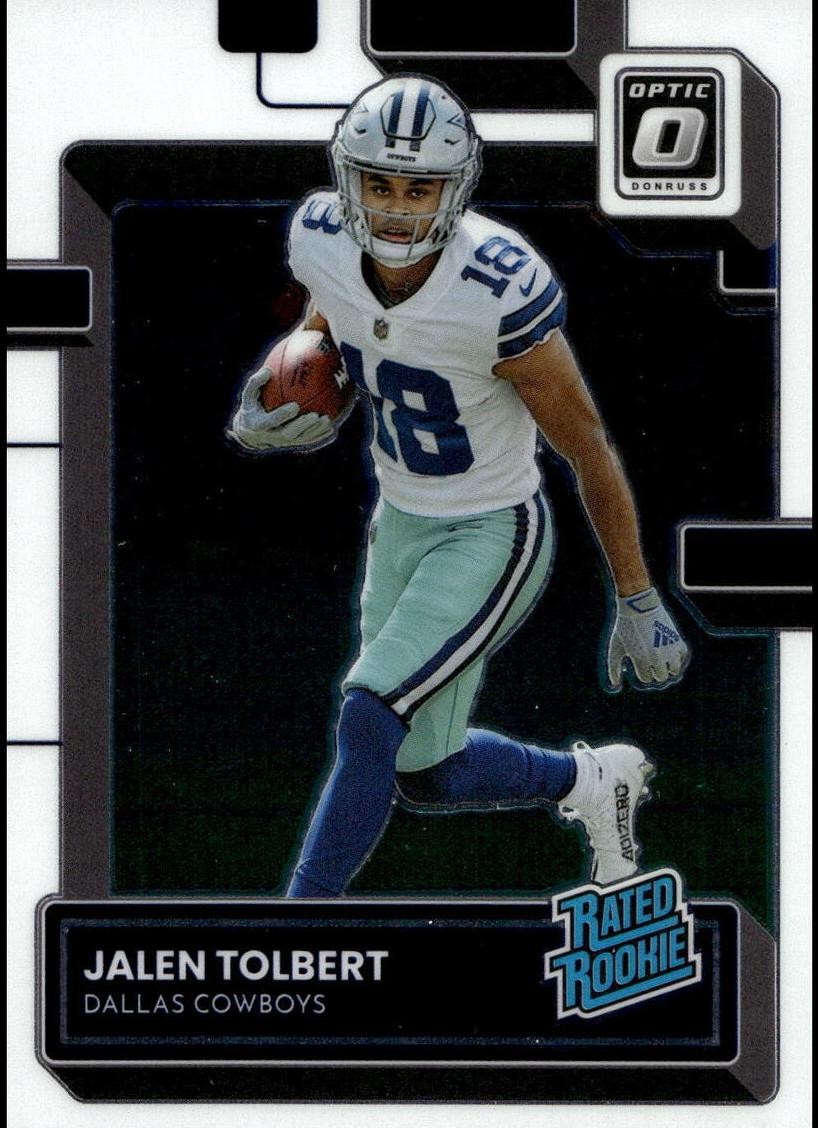 2022 Donruss Optic Football Jalen Tolbert #231 PSA 9