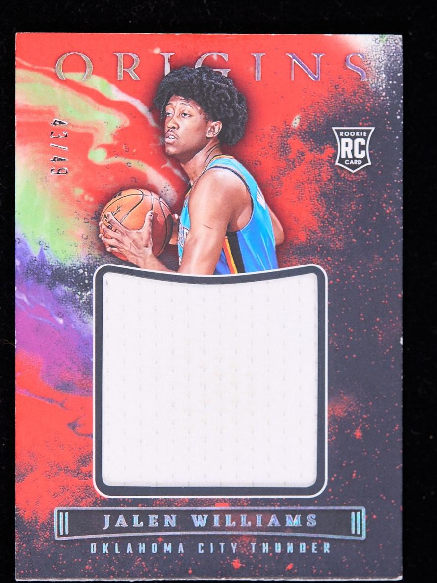 2022 Panini Origins Basketball Red Jalen Williams #JJ-JWT