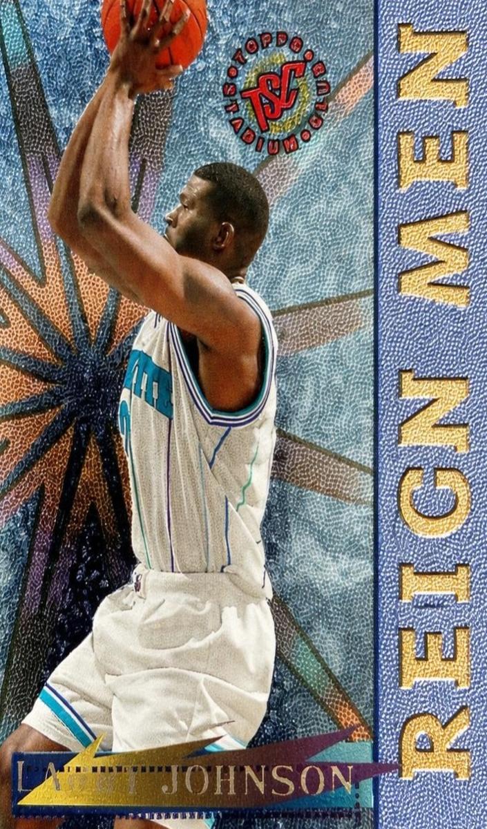 1995 Topps Stadium Club Basketball Larry Johnson #RM3