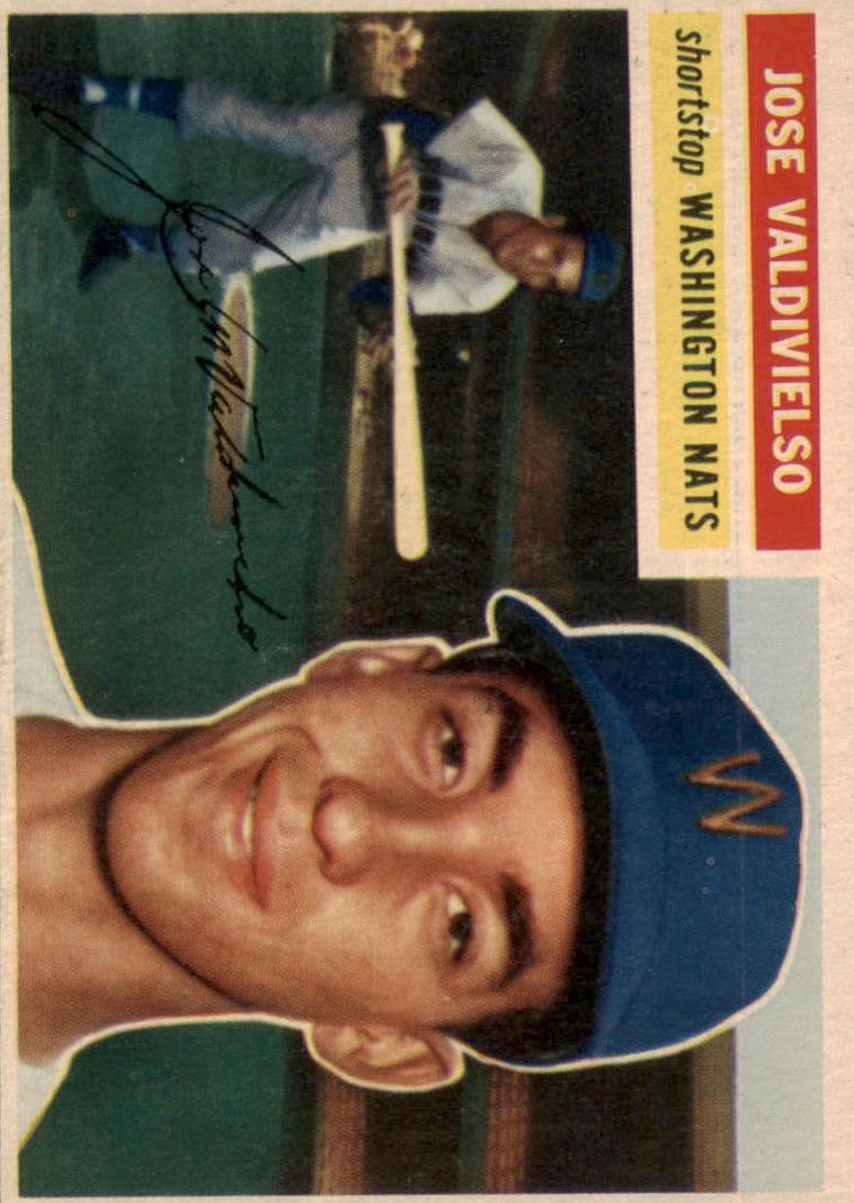 1956 Topps Baseball Jose Valdivielso #237 PSA 6