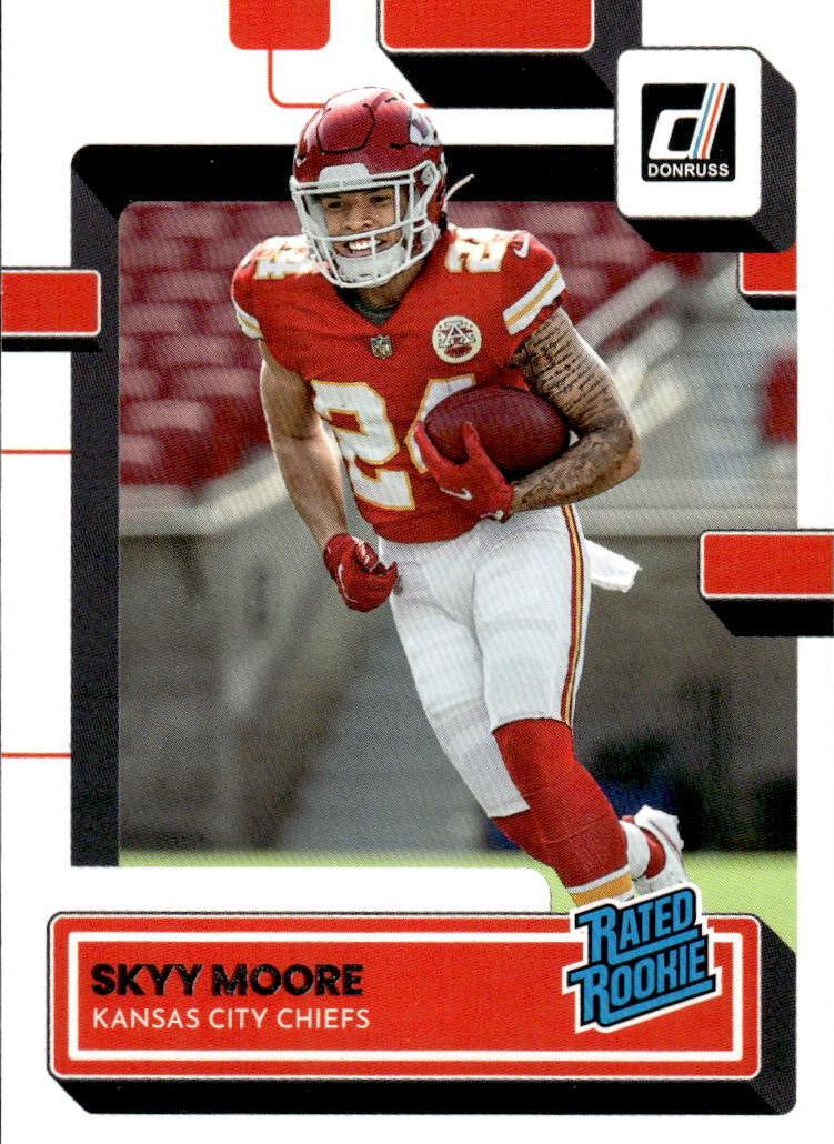 2022 Panini Donruss Football Skyy Moore #324 PSA 9