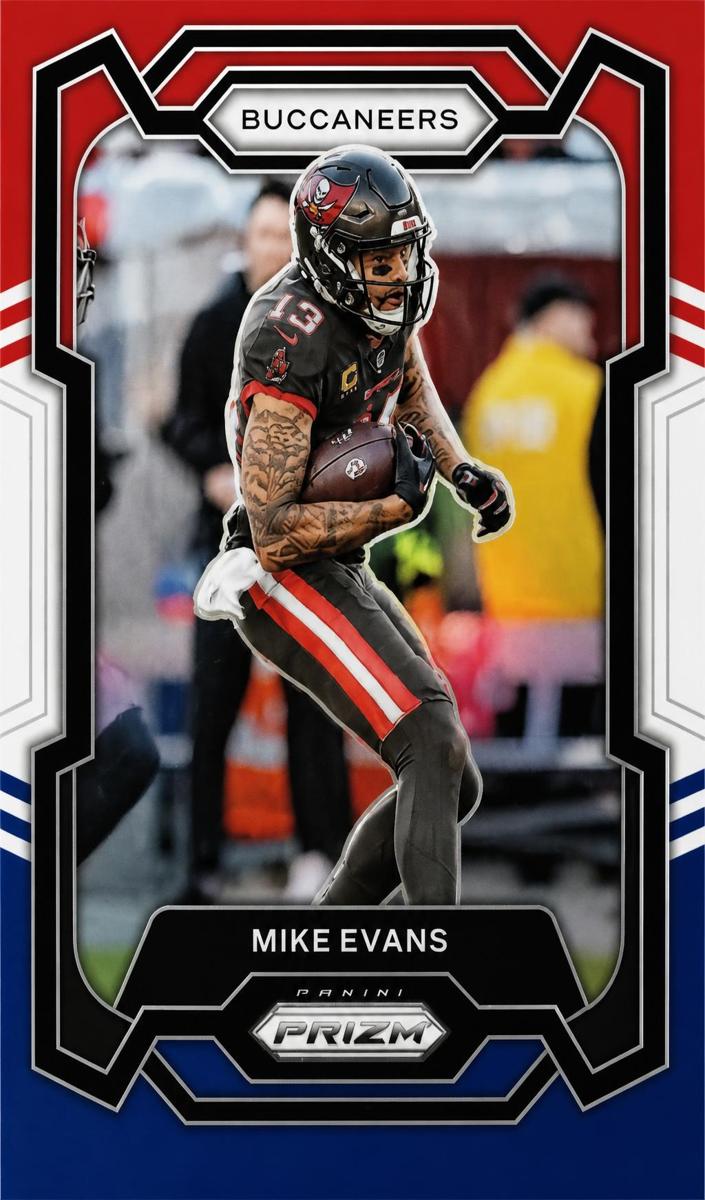 2023 Panini Prizm Football Red White Blue Mike Evans #279
