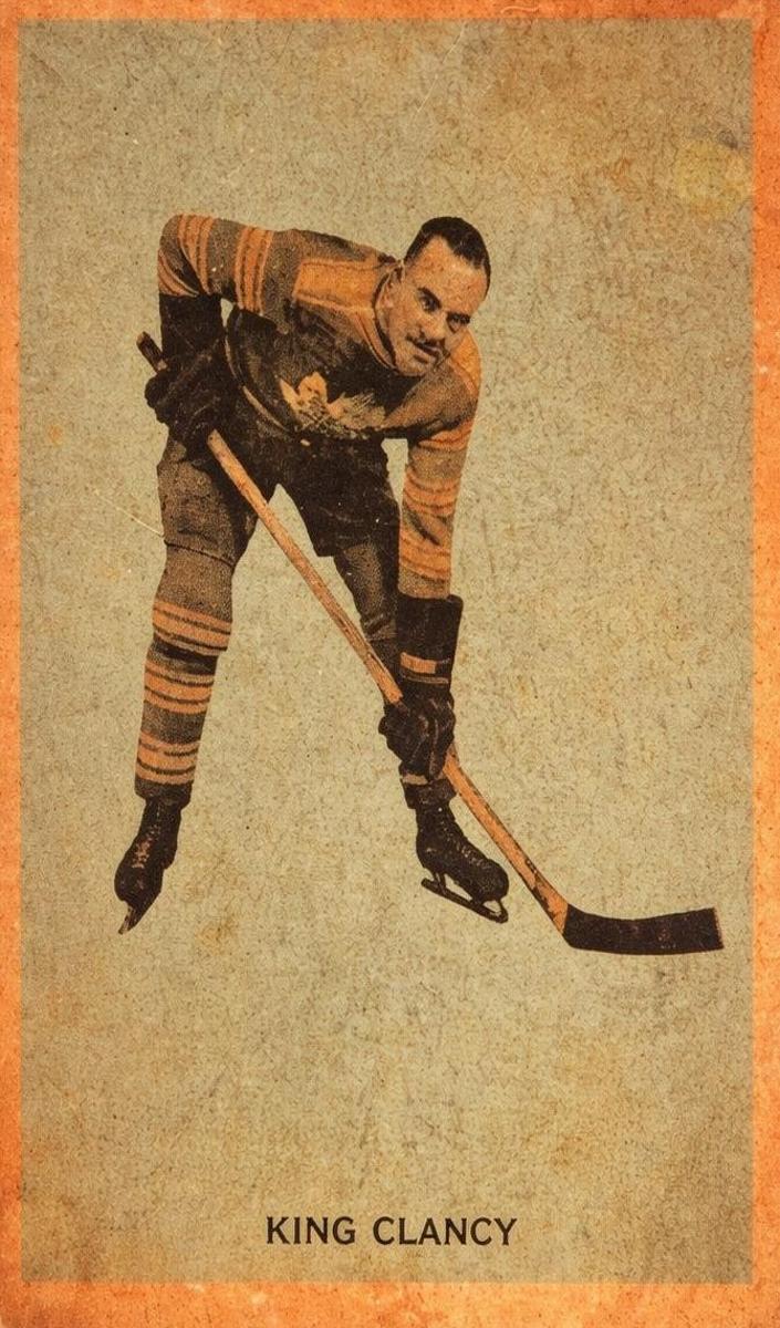 1933 Hamilton Gum V288 Hockey King Clancy #17