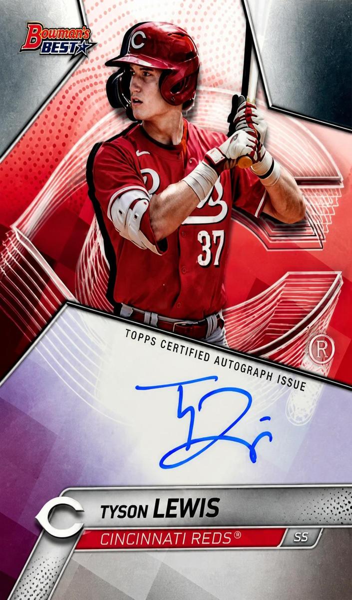 2025 Bowman's Best Baseball Tyson Lewis #B25-TLE