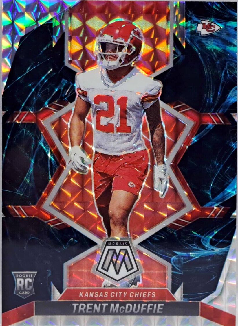 2022 Panini Mosaic Football Genesis Trent McDuffie #371 PSA 9