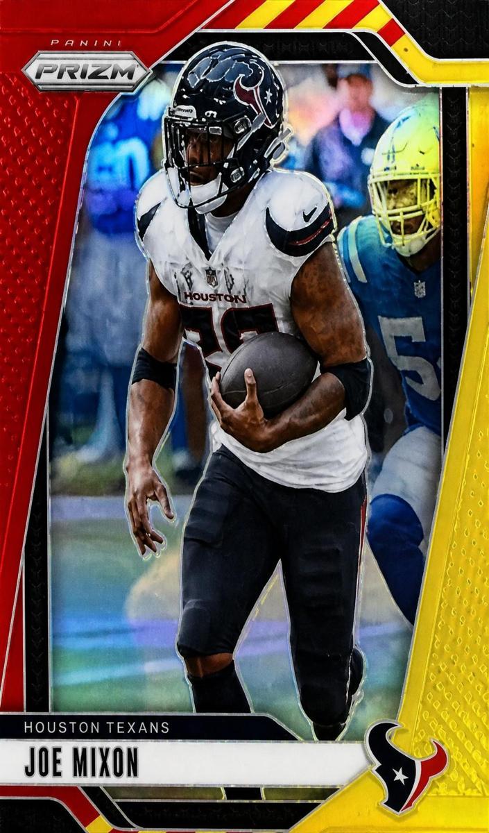 2024 Panini Prizm Football Red and Yellow Joe Mixon #112