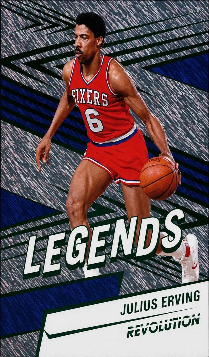 2024 Panini Revolution Basketball Green Storm Julius Erving #153