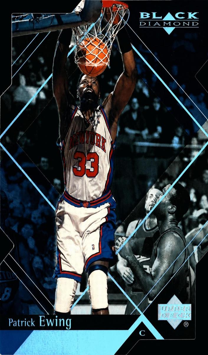 1999 Upper Deck Black Diamond Basketball Diamond Cut Patrick Ewing #55