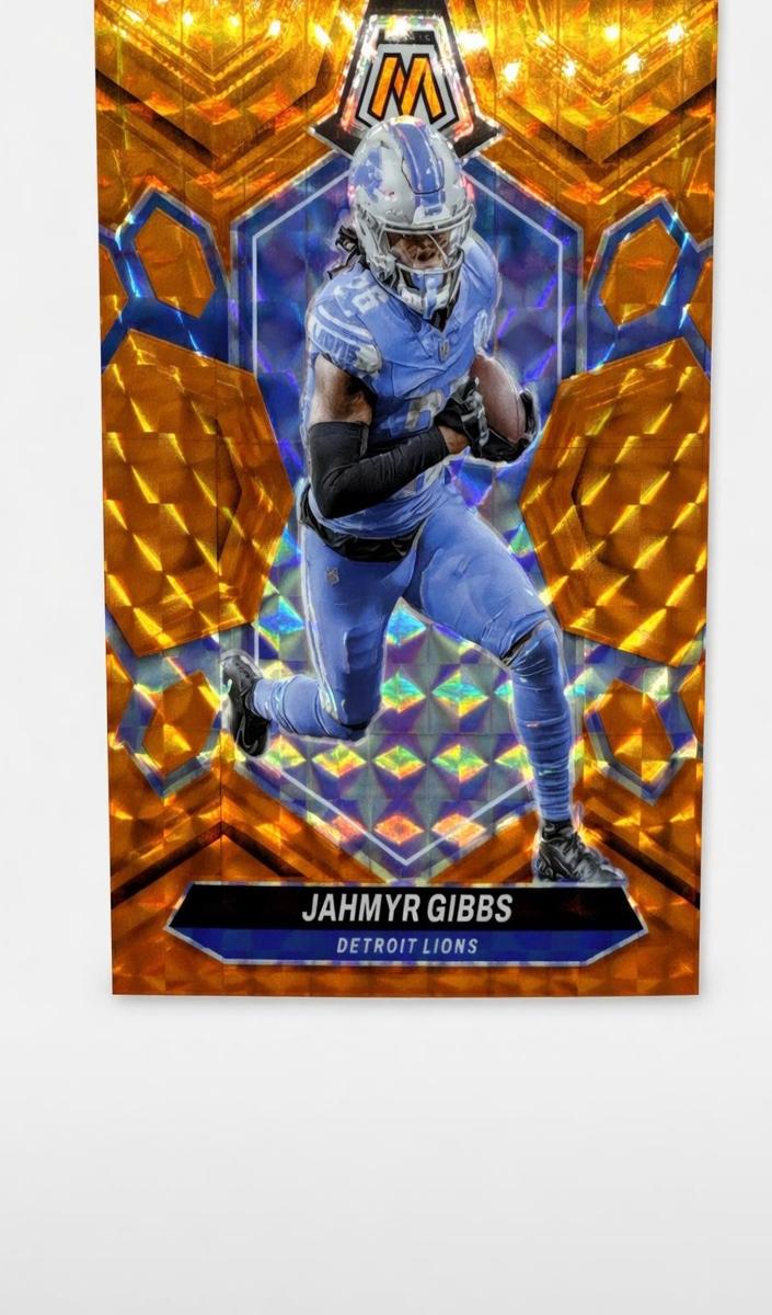 2024 Panini Mosaic Football Orange Jahmyr Gibbs #73