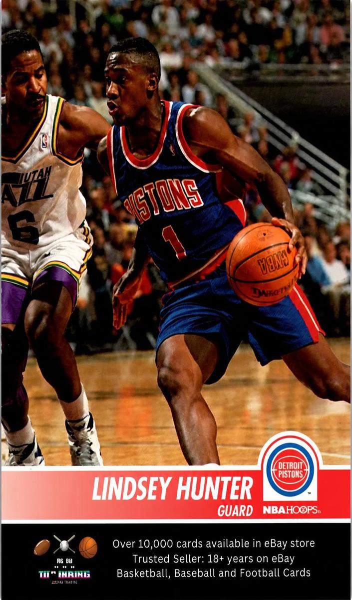 1994 Hoops Basketball Lindsey Hunter #60 PSA 9