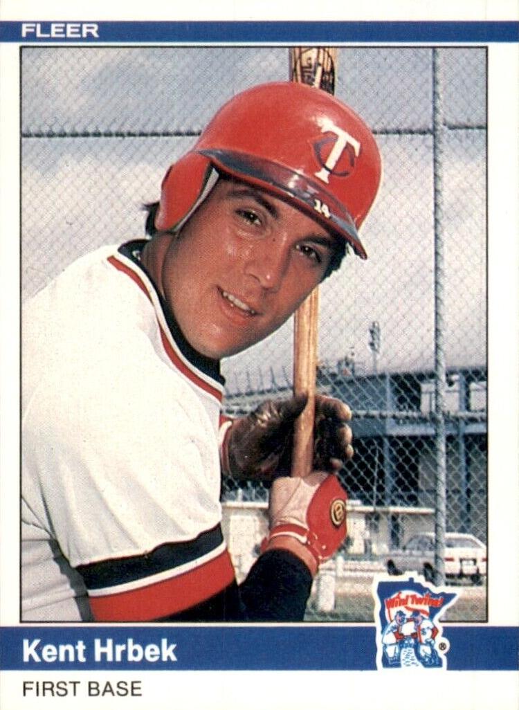 1984 Fleer Baseball Kent Hrbek #567