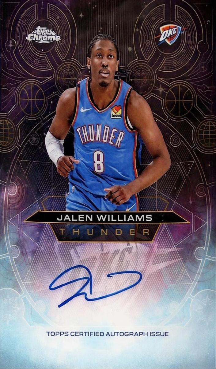 2025 Topps Chrome Basketball Jalen Williams #CH-JW