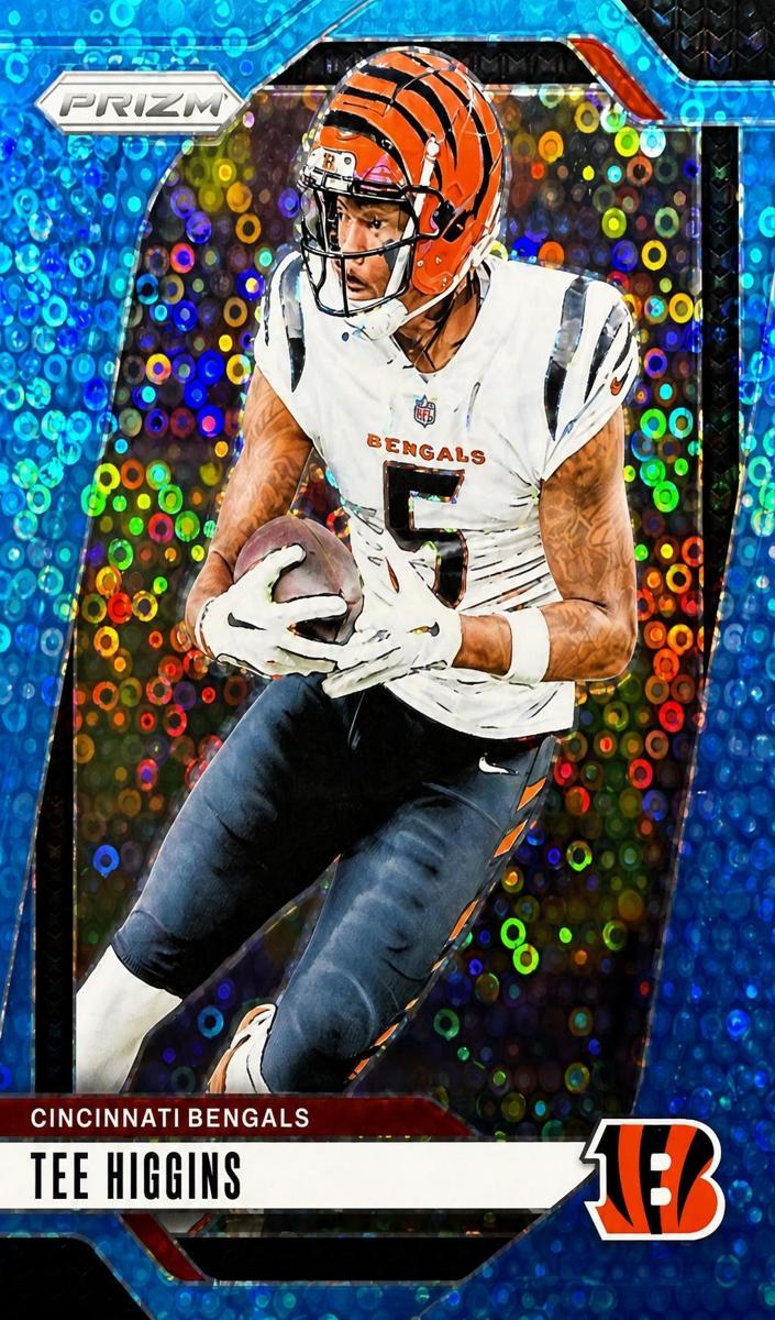 2024 Panini Prizm Football No Huddle Blue Tee Higgins #58