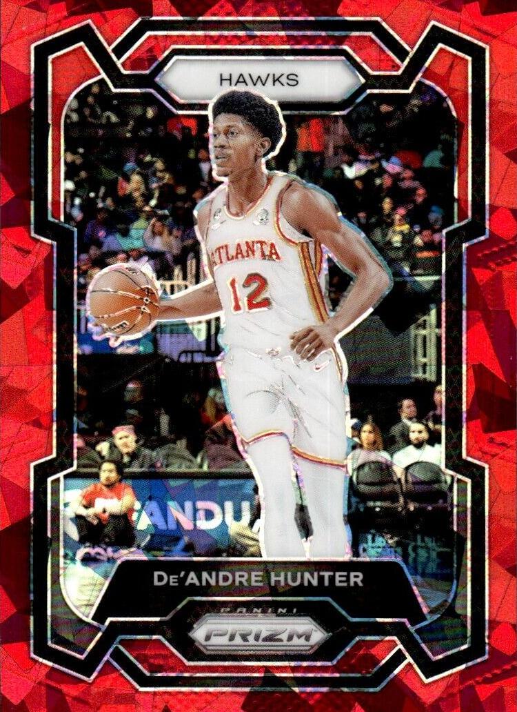 2023 Panini Prizm Basketball Red Ice De'Andre Hunter #207