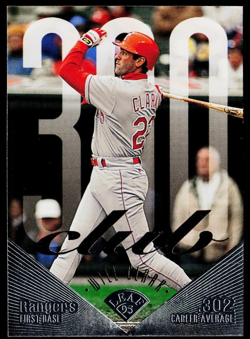 1995 Leaf Baseball Will Clark #6 PSA 10