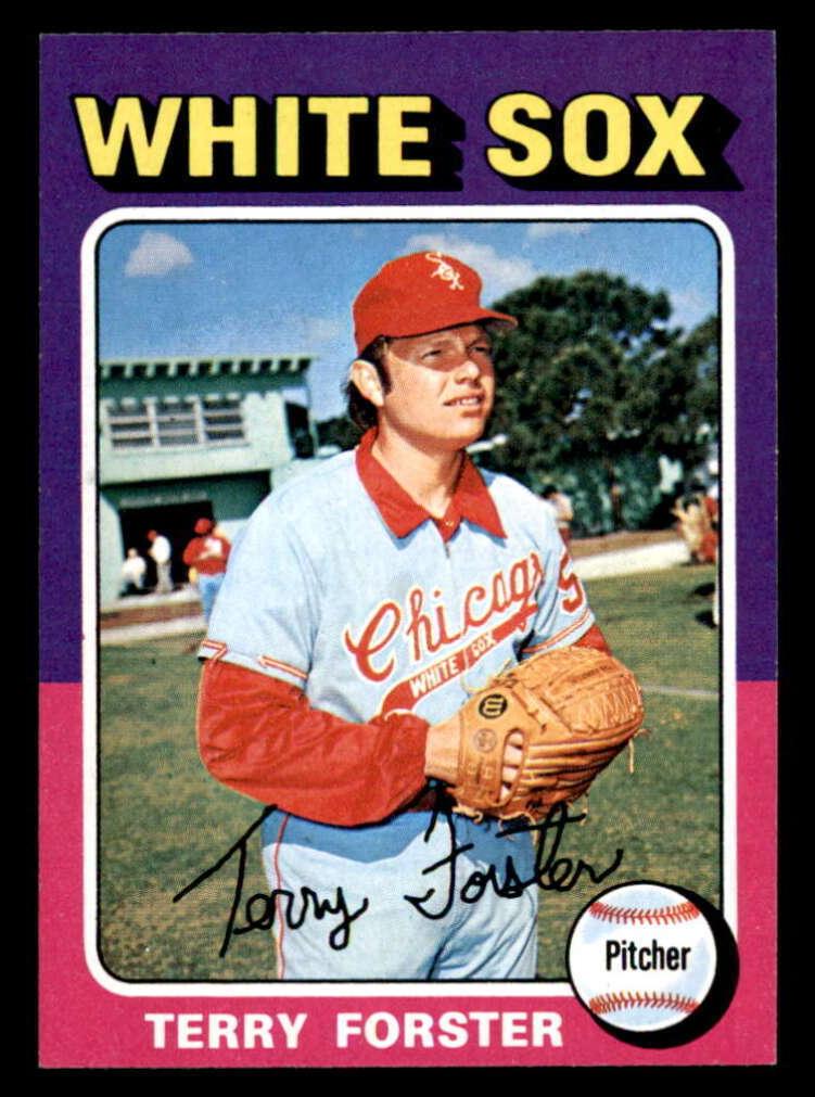 1975 Topps Mini Baseball Terry Forster #137 PSA 8