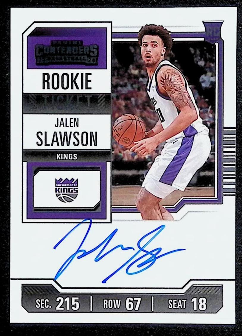 2023 Panini Contenders Basketball Jalen Slawson #120 BGS 8.5