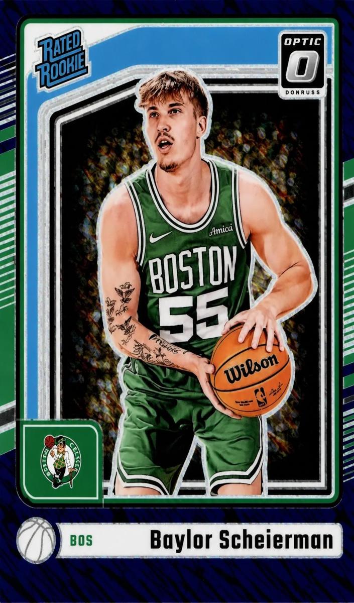 2024 Donruss Optic Basketball Purple Shimmer Baylor Scheierman #263