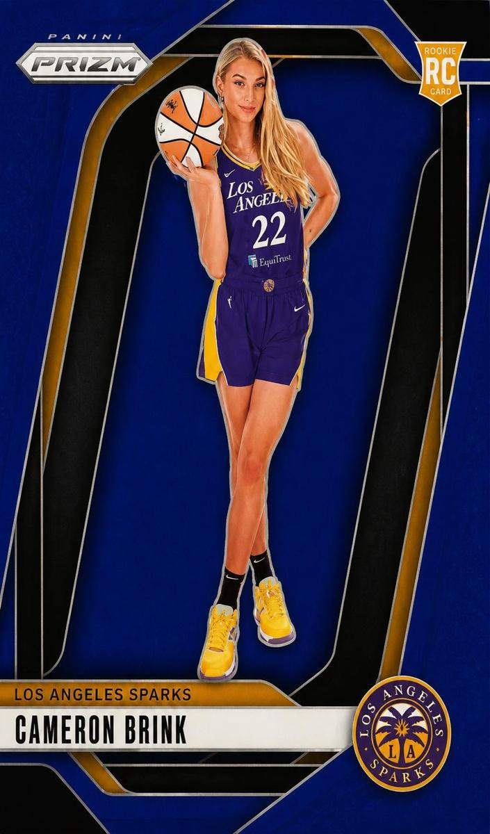 2024 Panini Prizm WNBA Basketball Blue Pulsar Cameron Brink #143 PSA 9