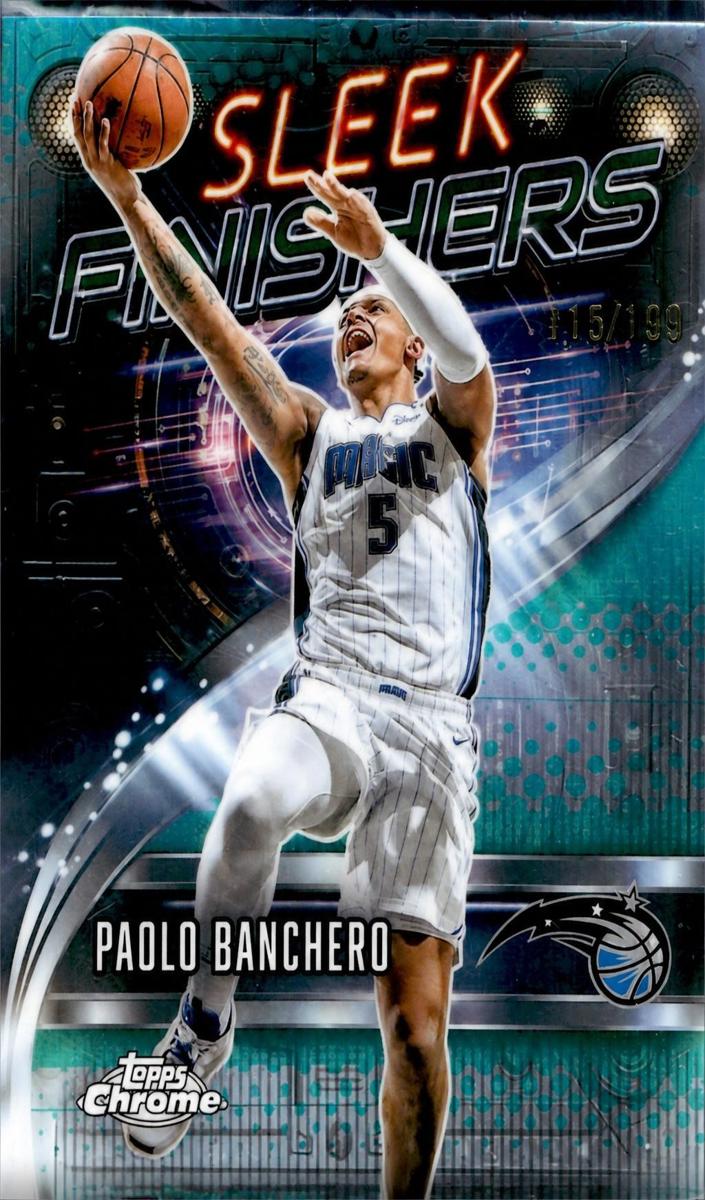 2025 Topps Chrome Basketball Aqua Refractor Paolo Banchero #SF-3