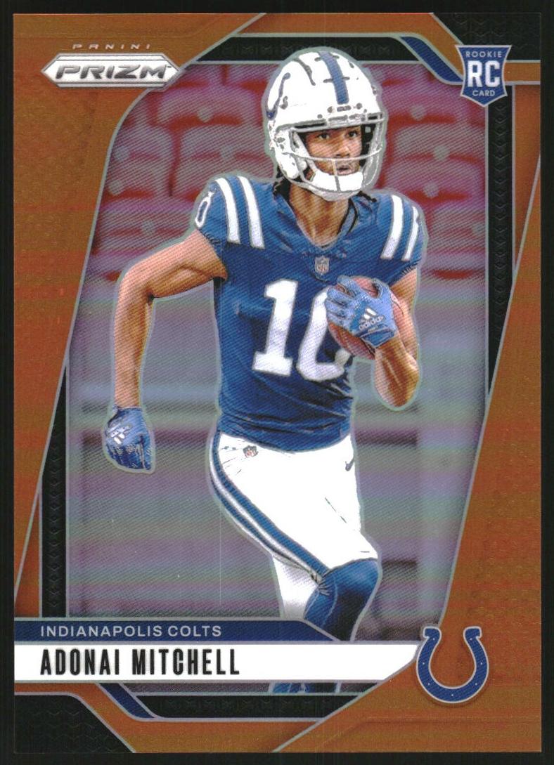 2024 Panini Prizm Football Orange Adonai Mitchell #303