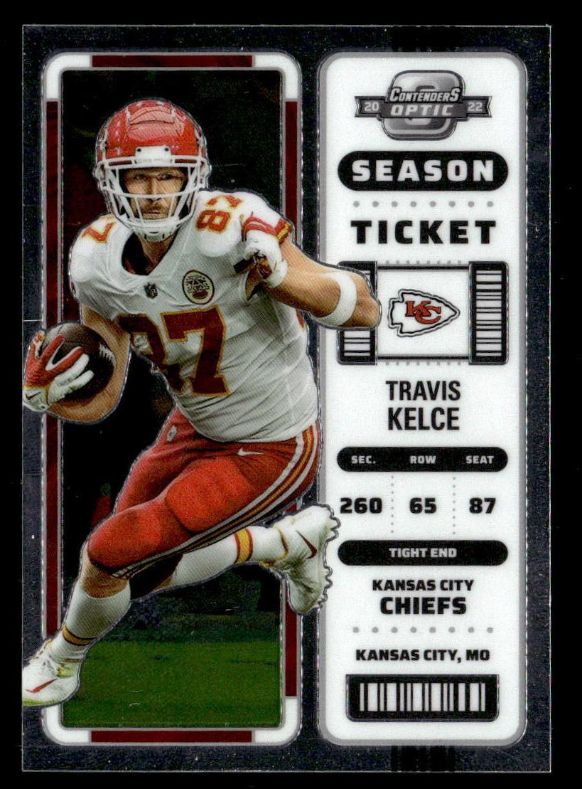 2022 Panini Contenders Optic Football Travis Kelce #35