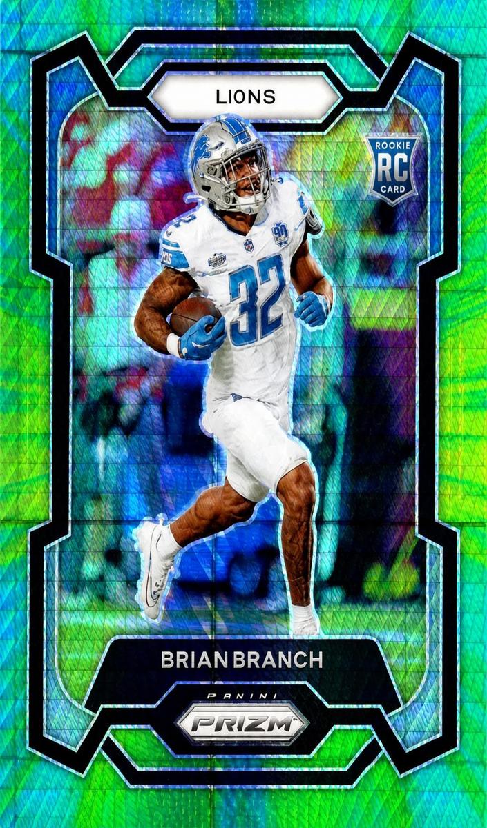 2023 Panini Prizm Football Hyper Brian Branch #328 PSA 10