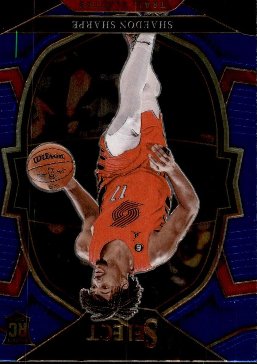 2022 Panini Select Basketball Blue Retail Shaedon Sharpe #71