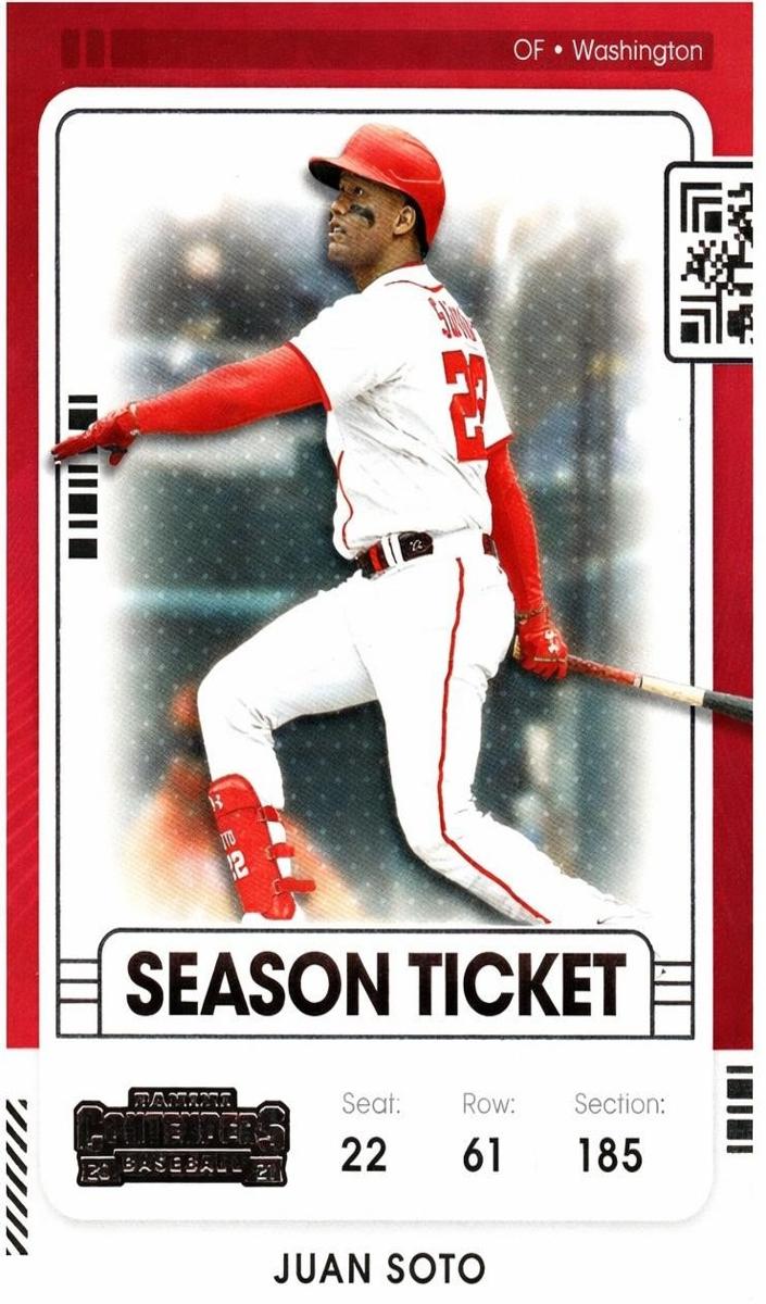 2021 Panini Contenders Baseball Juan Soto #72