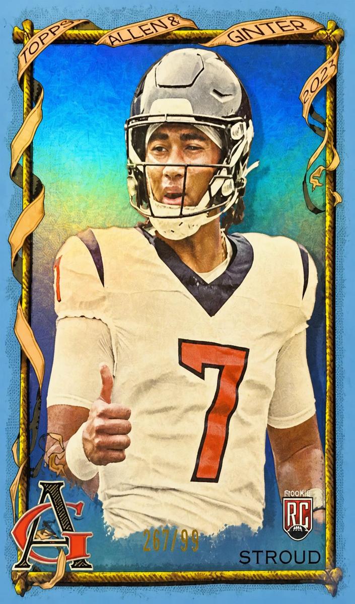 2023 Topps Composite Football Blue Portrait C.J. Stroud #402
