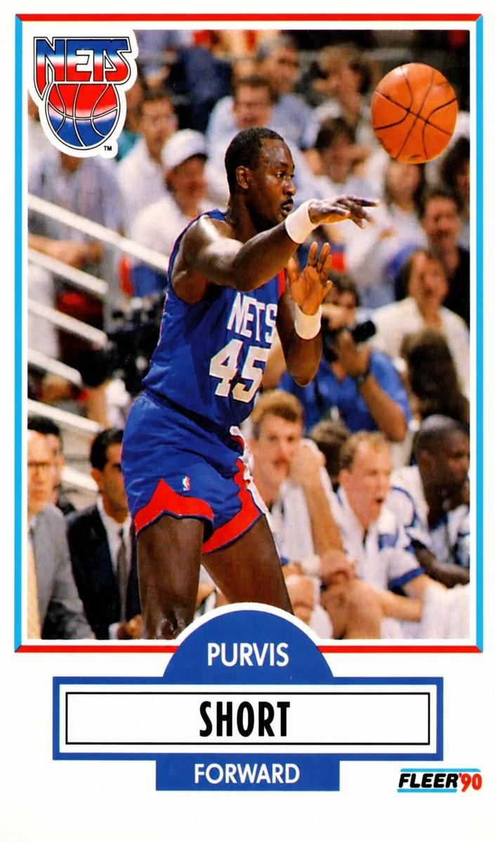 1990 Fleer Basketball Purvis Short #123