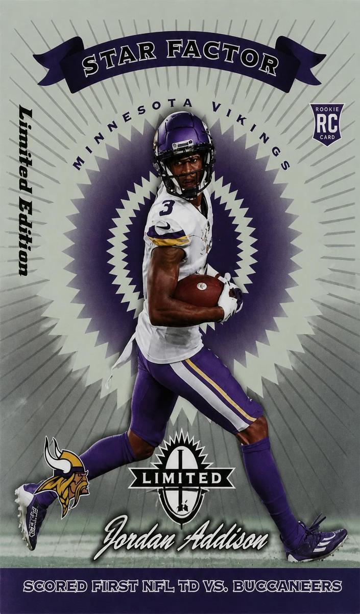 2023 Panini Limited Football Limited Edition Jordan Addison #37