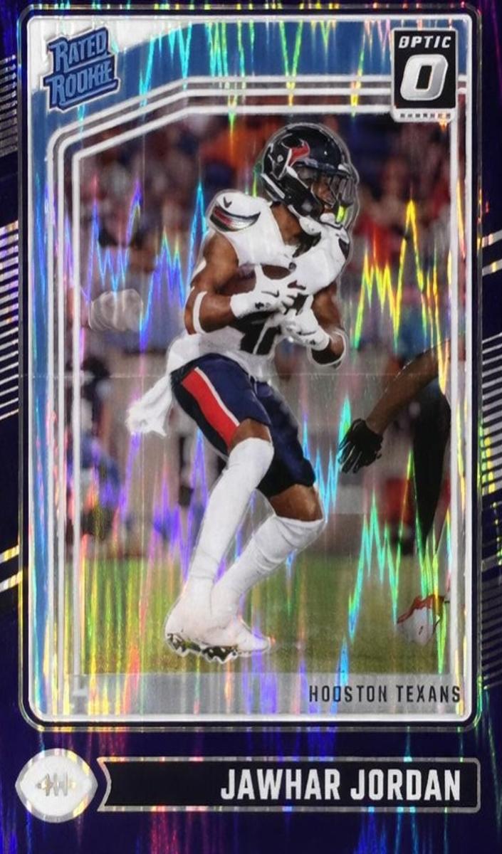 2024 Donruss Optic Football Purple Shock Jawhar Jordan #247