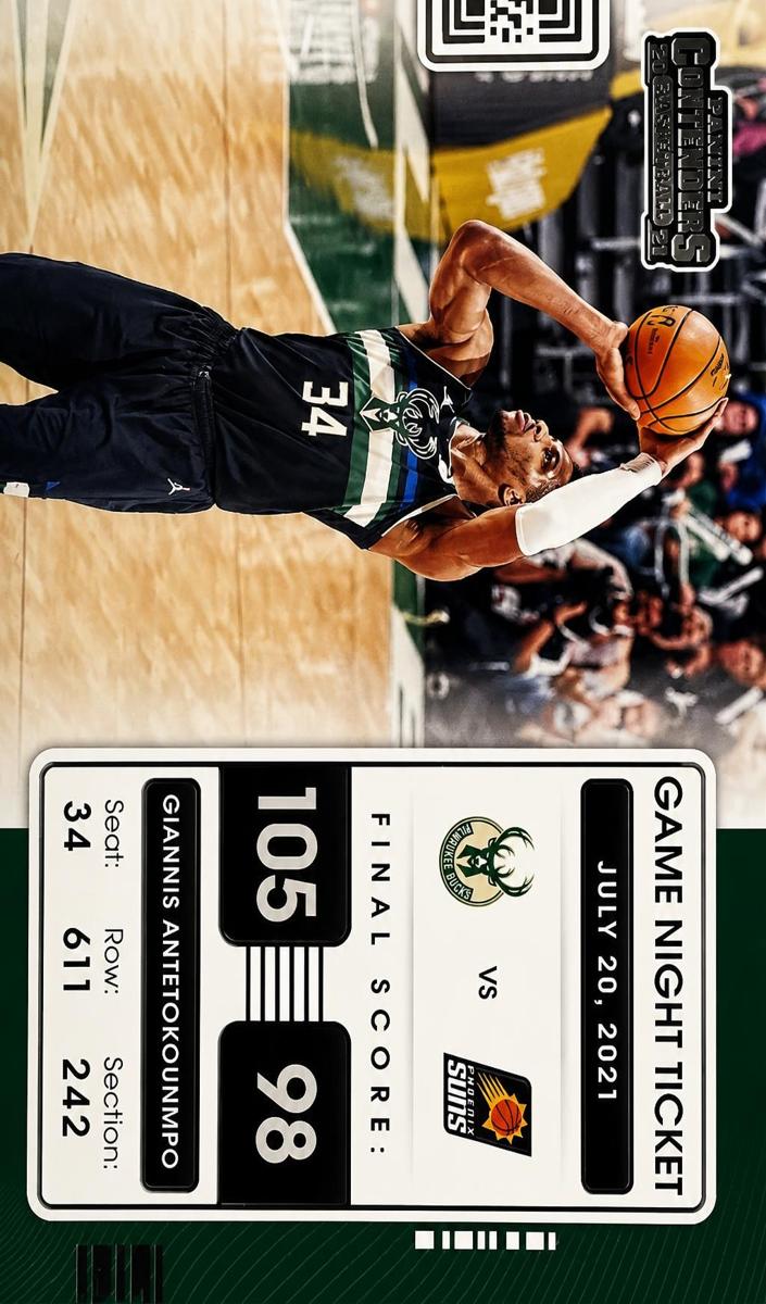 2021 Panini Contenders Basketball Giannis Antetokounmpo #15