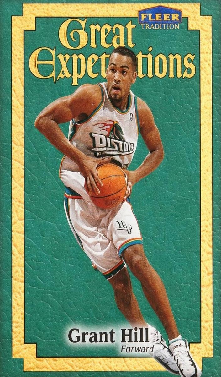 1998 Fleer Basketball Grant Hill #6 PSA 7