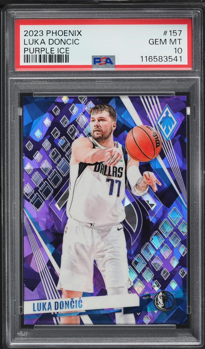 2023 Panini Phoenix Basketball Purple Ice Luka Doncic #157