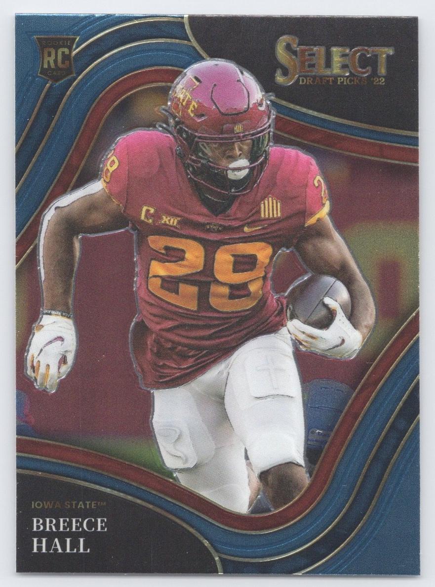 2022 Panini Select Draft Picks Football Breece Hall #110