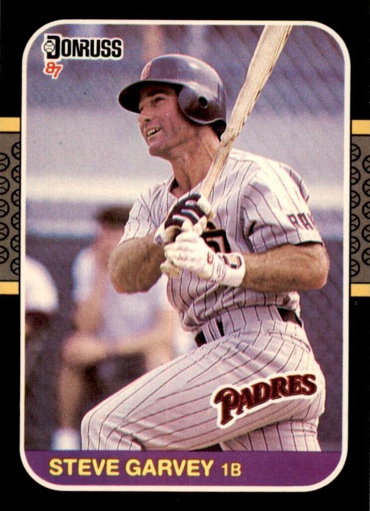 1987 Donruss Baseball Steve Garvey #81