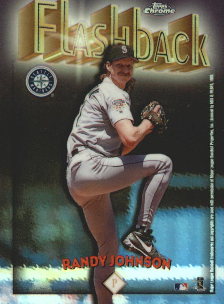 1998 Topps Chrome Baseball Refractor Randy Johnson #FB4