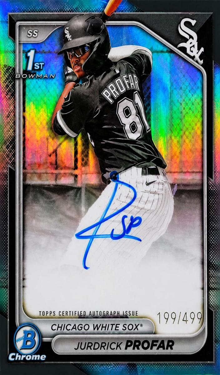 2024 Bowman Chrome Baseball Refractor Jurdrick Profar #CPA-JPR PSA 9