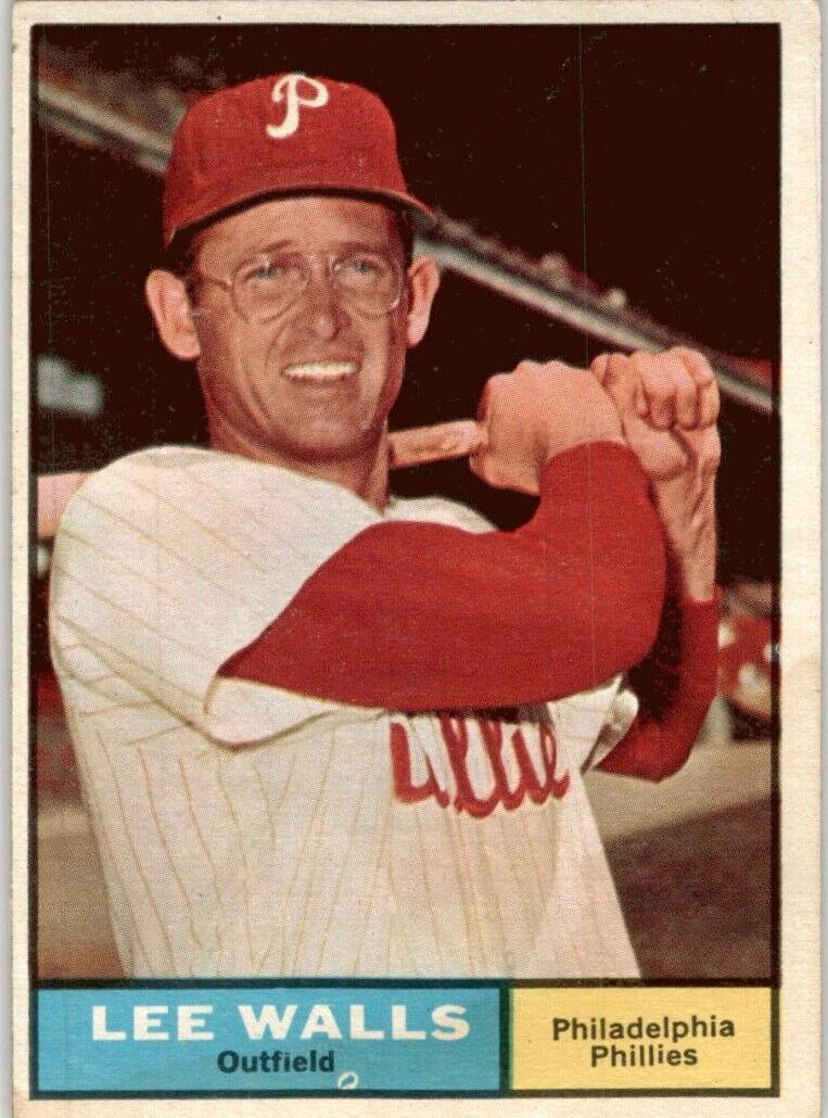 1961 Topps Baseball Lee Walls #78 PSA 7