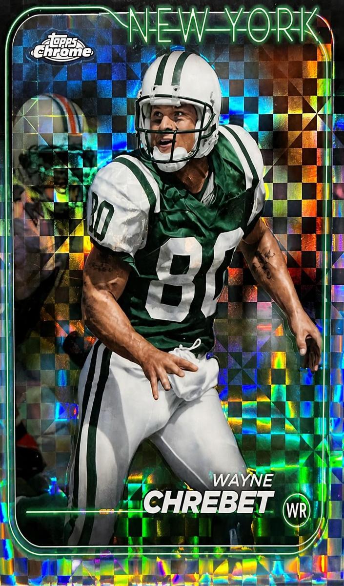 2024 Topps Chrome Football X-Fractor Wayne Chrebet #149
