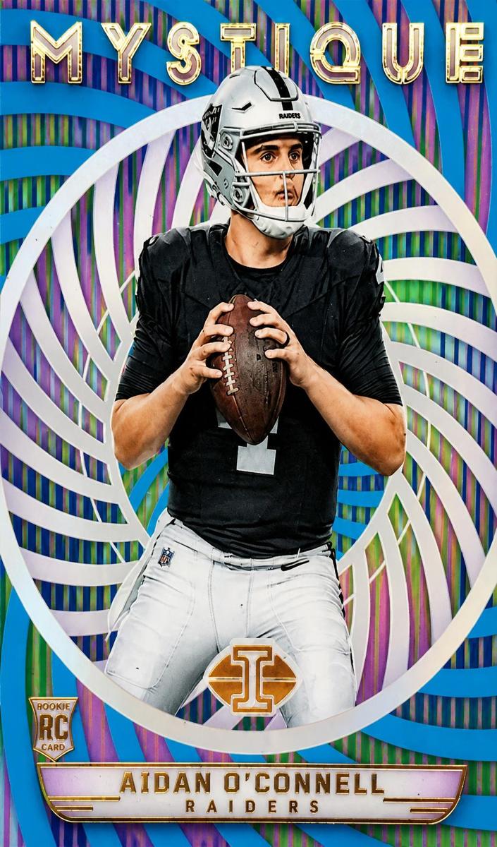 2023 Panini Illusions Football Light Blue Aidan O'Connell #1
