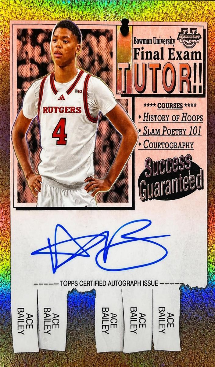 2024 Bowman Chrome University Basketball Ace Bailey #FEA-AB